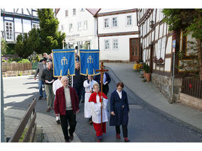 Bittprozession an Christi Himmelfahrt (Foto: Karl-Franz Thiede)